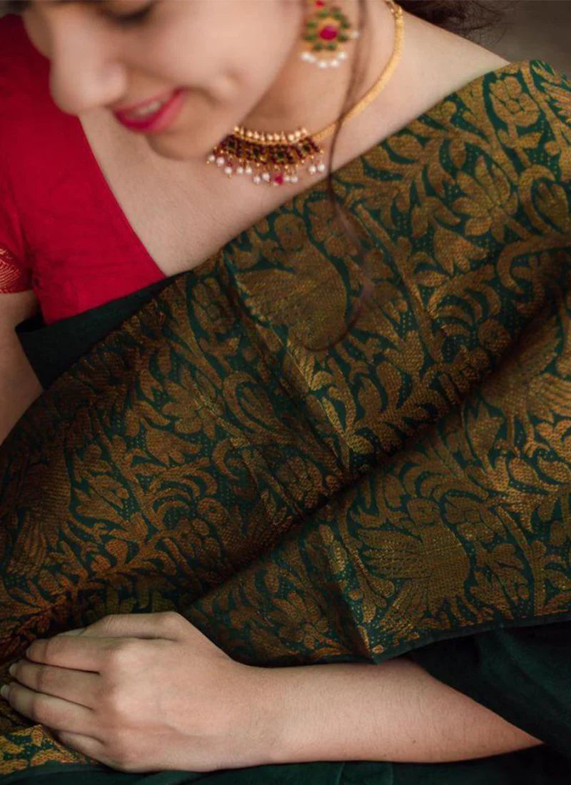 Kala Niketan Festive Wear Woven Art Silk Saree