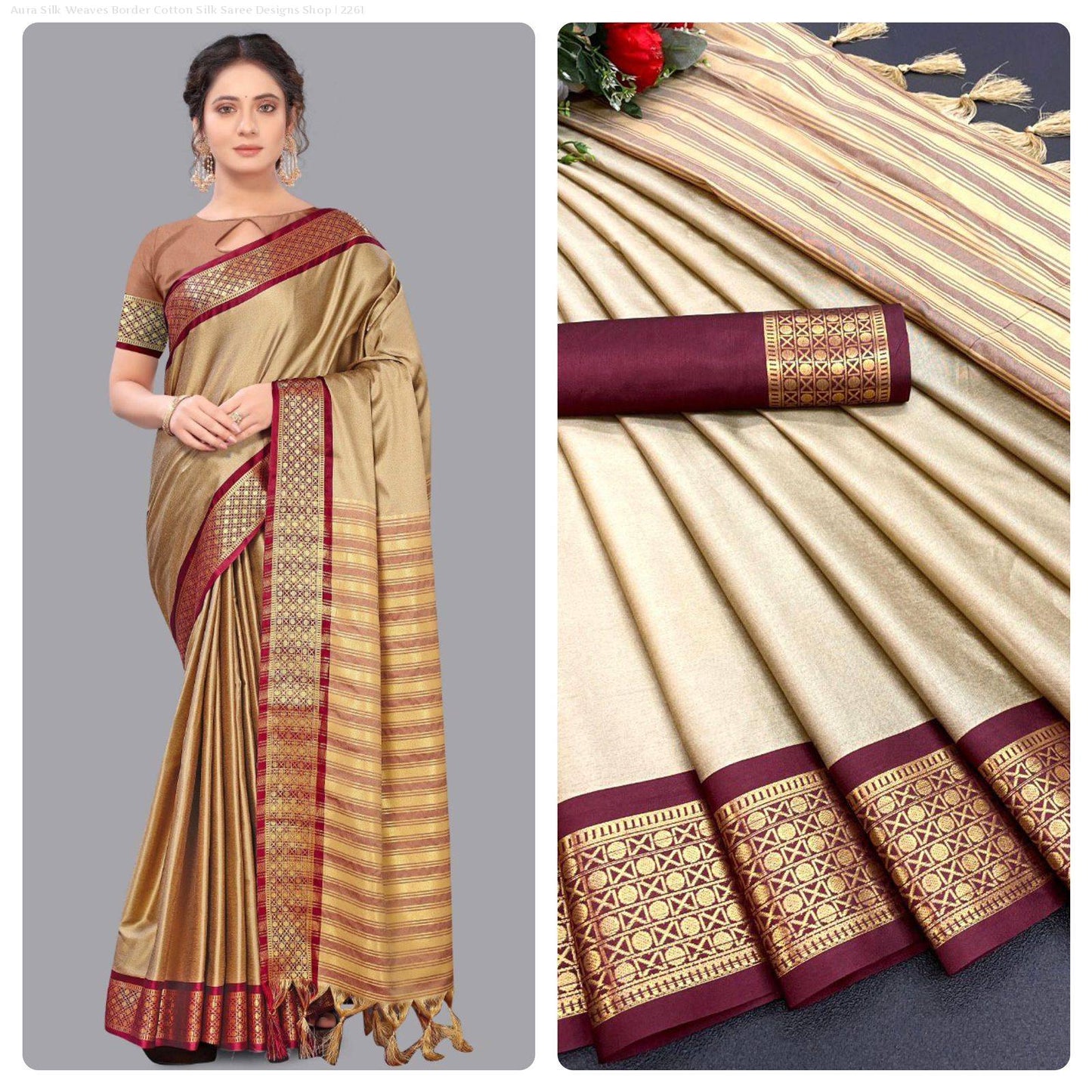 Kala Niketan Cotton Silk Designer Weaving Saree ( 8 Colors Available)