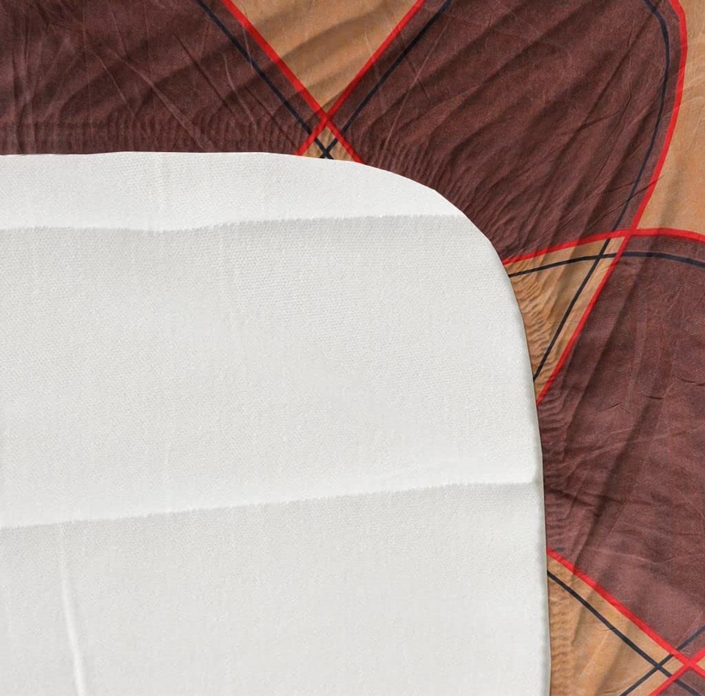 Premium Elastic Fitted Double Bedsheet with 2 Pillow Covers