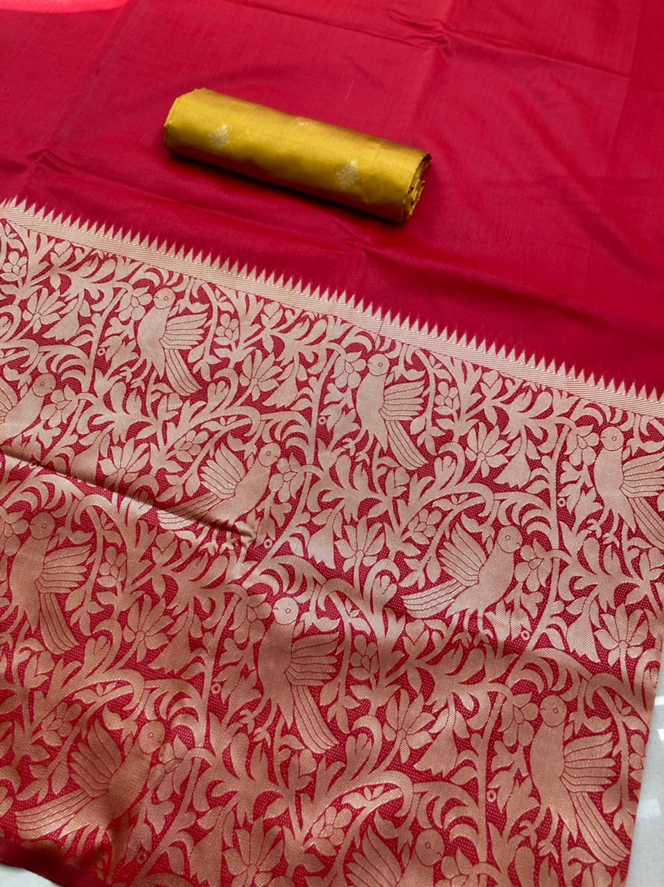 Kala Niketan Festive Wear Woven Art Silk Saree