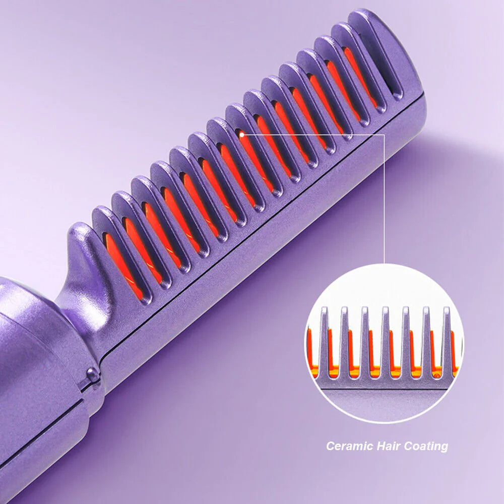 2 in 1 Wireless Hair Styling Comb ❤️For Both Men And Women❤️(4.9 ⭐⭐⭐⭐⭐ 91,625 REVIEWS)