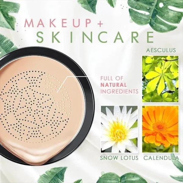 ❤️Waterproof CC Cream With Free Mushroom Head Makeup Brush  (4.9 ⭐⭐⭐⭐⭐ 95,519 REVIEWS)