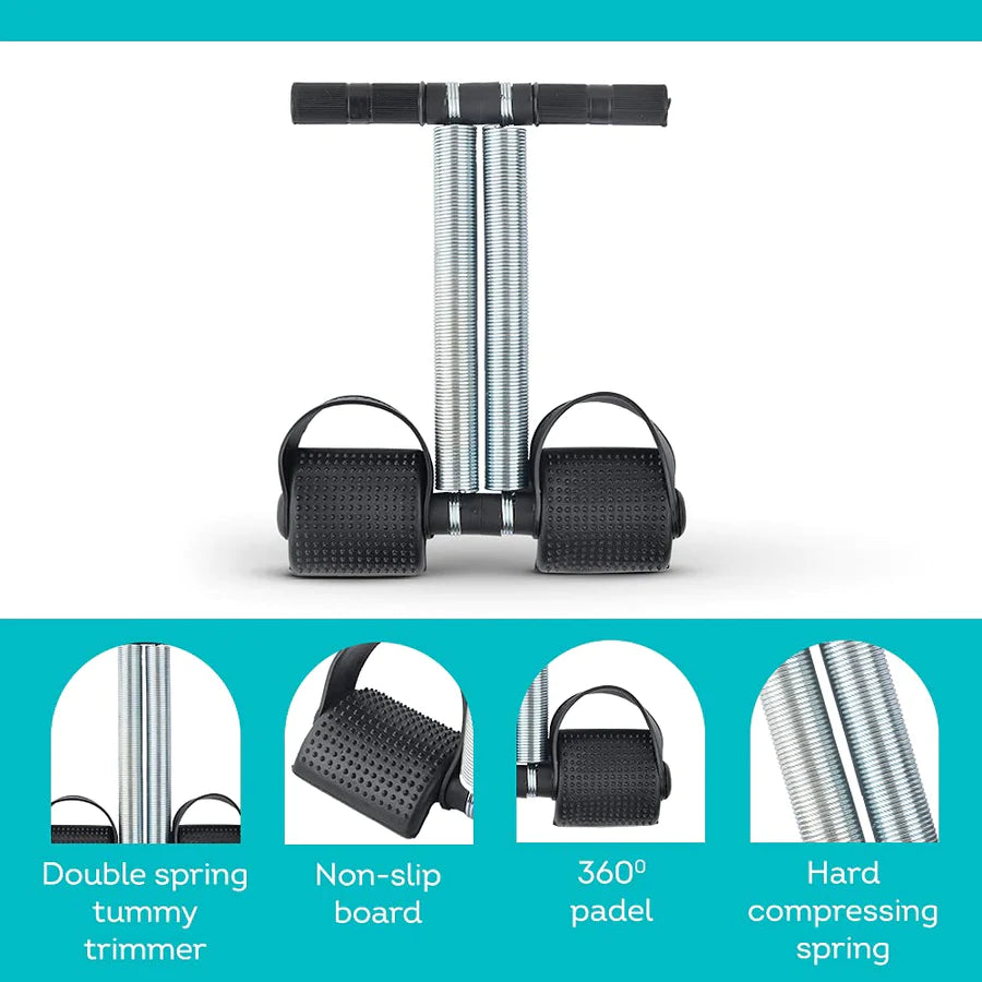 TRIMMEZ™️GYM UTILITY - DOUBLE SPRING TUMMY TRIMMER / WAIST TRIMMER AB EXERCISER ⭐️⭐️⭐️⭐️⭐️ (4872+)