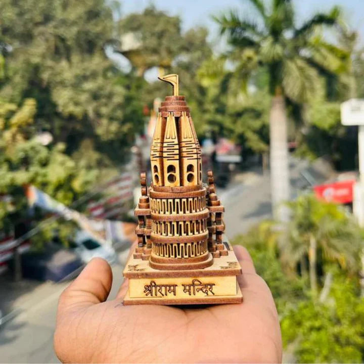 🙏Ayodhya Shri Ram Mandir 3D Wooden Temple (🌟FLAT 50% OFF🌟)