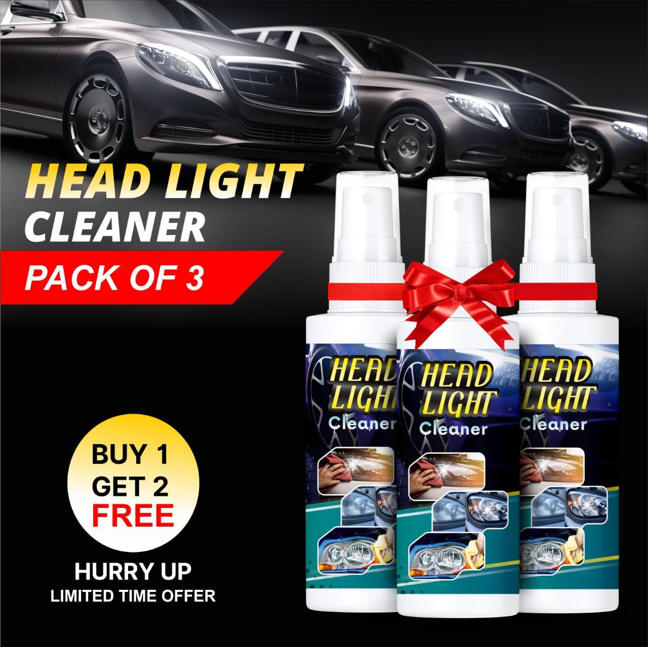 💥Buy 1 Get 2 Free💥 Powerful Headlight Cleaner (Pack of 3)