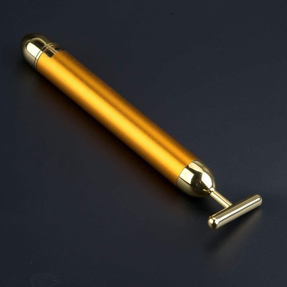 🔥 HOT SALE 🔥 24K Gold T-Shape Vibrating Face Massager 🌟50% OFF🌟🌟