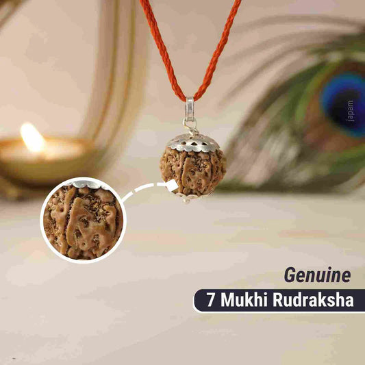 🕉️ 7 Mukhi Nepali Rudraksha - Saat Mukhi 🕉️