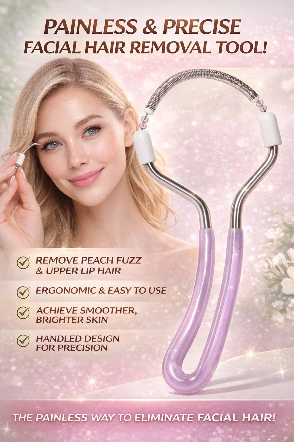 🔥 Hot Selling 🔥 DermaSilk™️ Painless Facial Hair Remover (Buy 1 Get 1 Free) - Pack Of 2