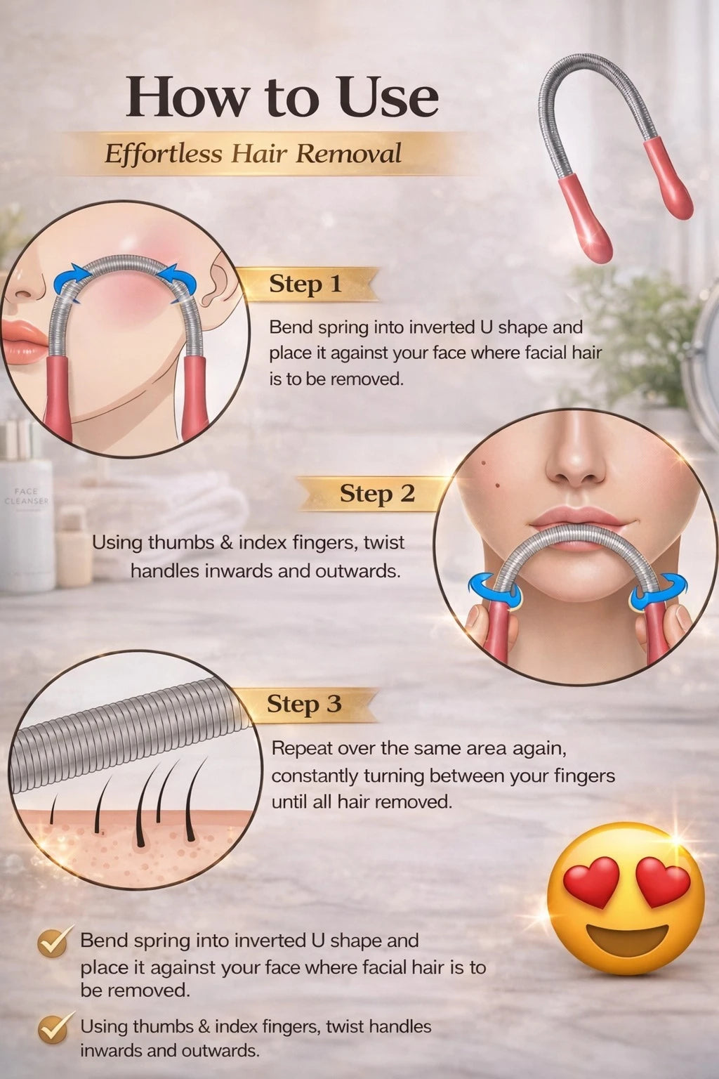 🔥 Hot Selling 🔥 DermaSilk™️ Painless Facial Hair Remover (Buy 1 Get 1 Free) - Pack Of 2