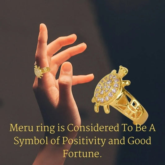 ✨Panchdhatu Meru Tortoise Adjustable Ring for Men and Women for Good Luck✨ 🔥BUY 1 GET 1 FREE🔥