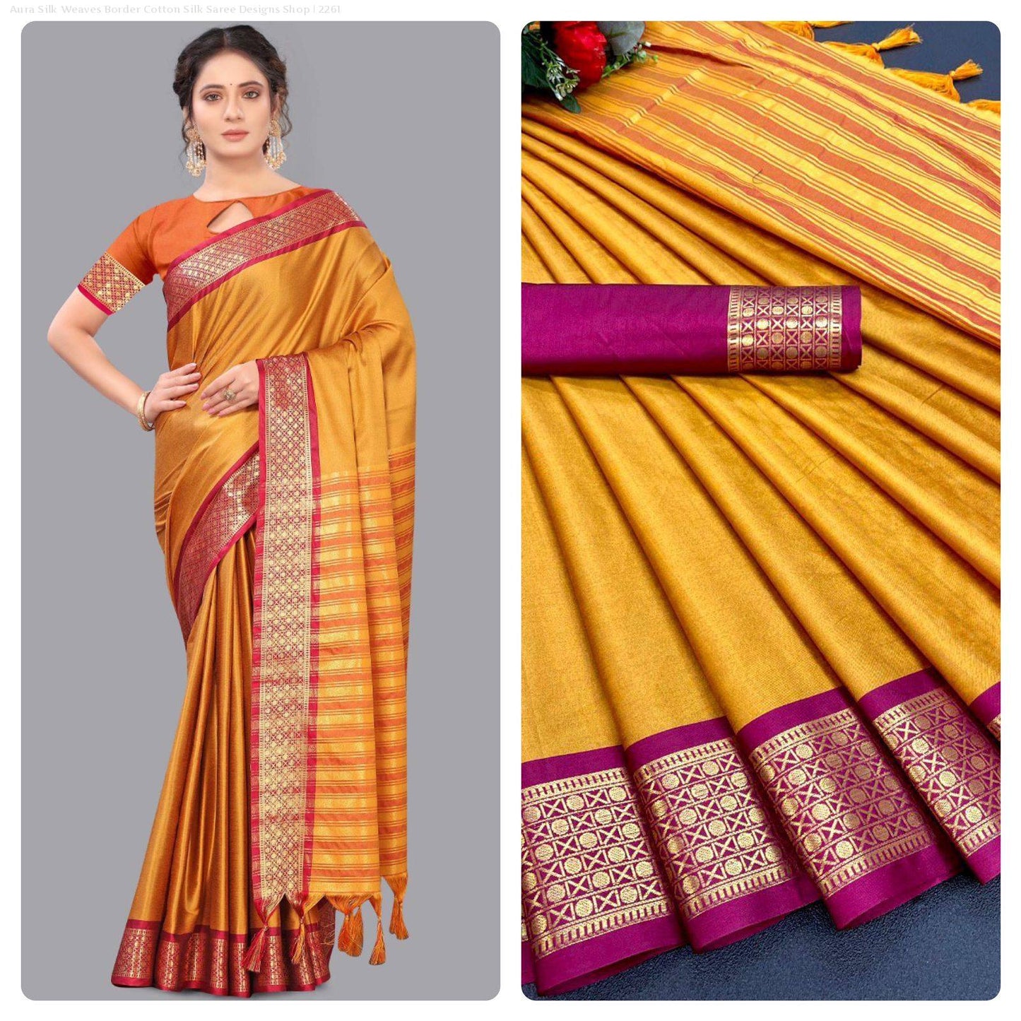 Kala Niketan Cotton Silk Designer Weaving Saree ( 8 Colors Available)
