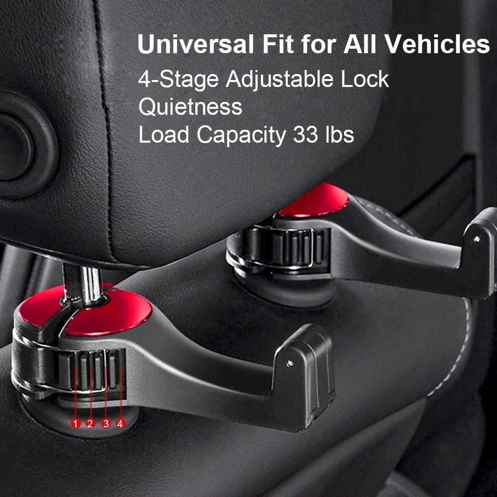 Car Back Seat Hooks ( 🔥BUY 1 GET 1 FREE🔥) (4.9 ⭐⭐⭐⭐⭐ 89,555 REVIEWS)