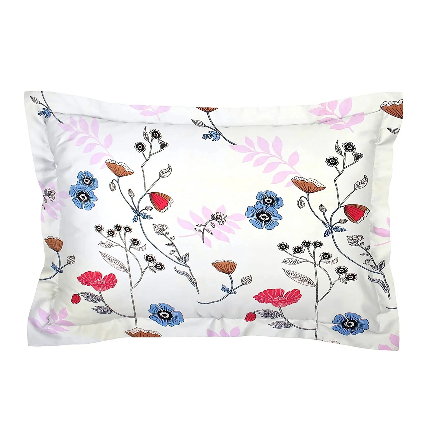 Premium Elastic Fitted Double Bedsheet with 2 Pillow Covers