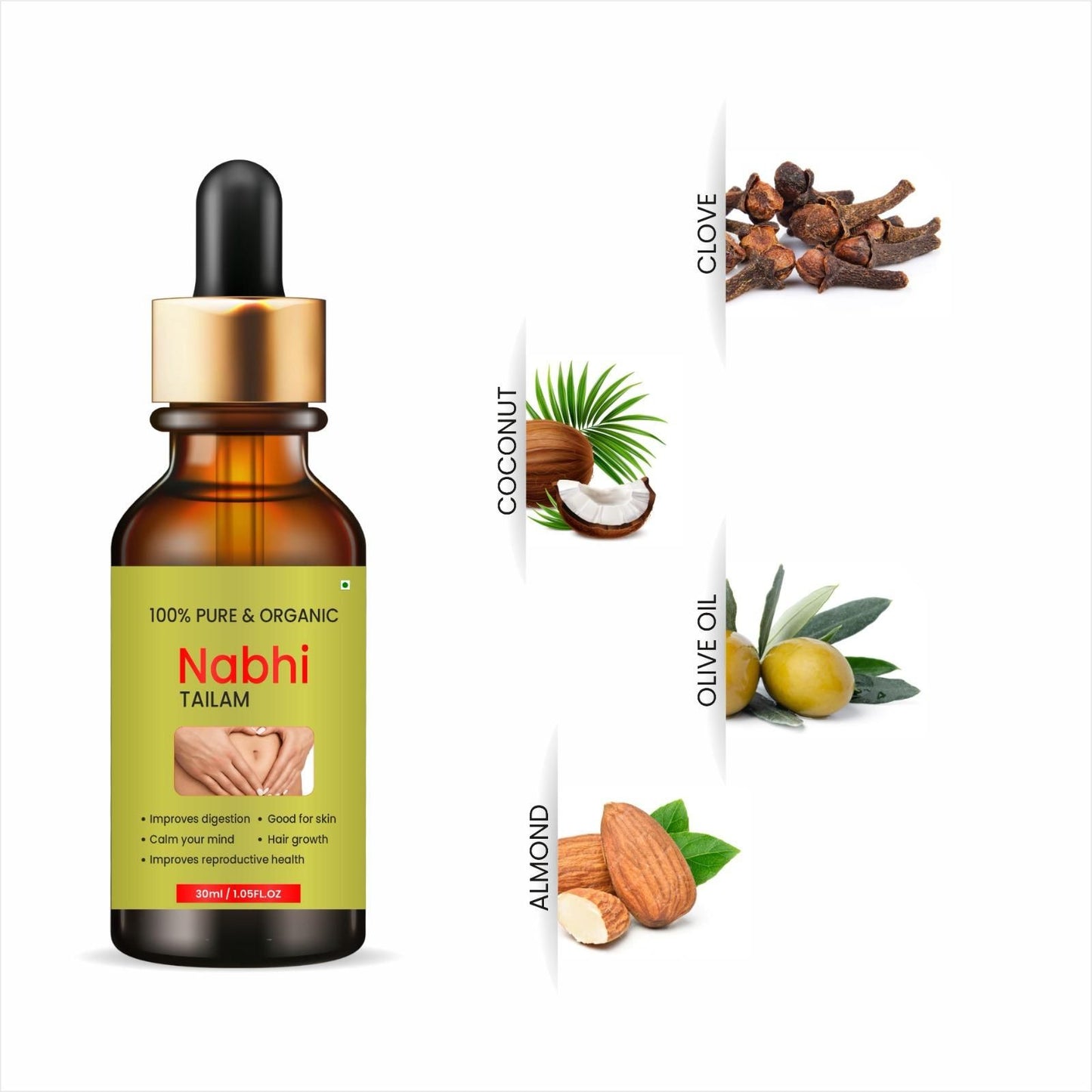 💖Original RAMBAN MULTI-BENEFIT NABHI TAILAM [100% 🌿🌿Herbal]🔥Buy 1 Get 1 Free🔥(5/5 ⭐⭐⭐⭐⭐ 72,931 REVIEWS)
