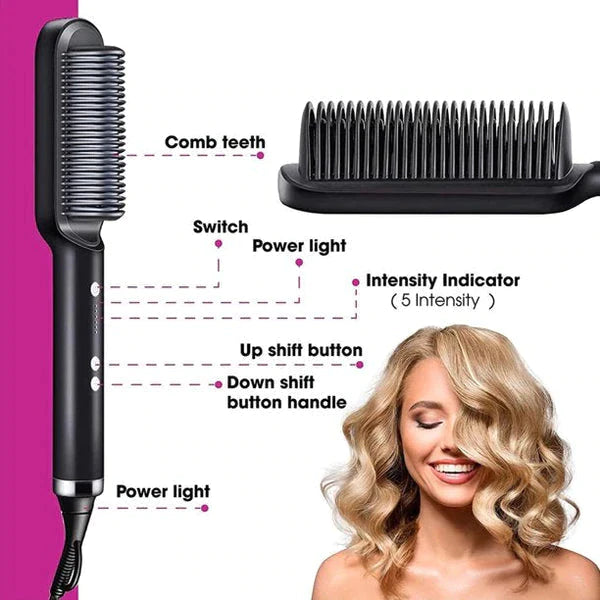 Professional Hair Straightener Brush Hair Comb Brush / Dryer/ Straightener/ Styler