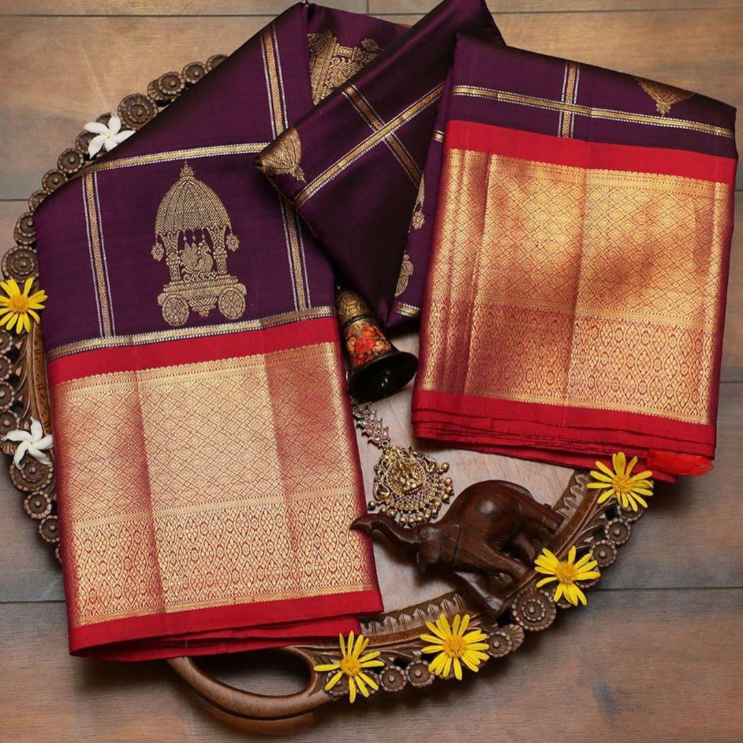 Kala Niketan Marvellous Kanchipuram Silk Saree with Blouse