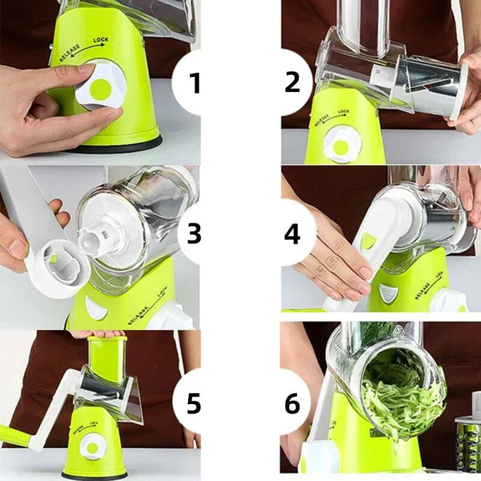 4 in 1 Multifunctional Vegetable Cutter, Slicer & Grater