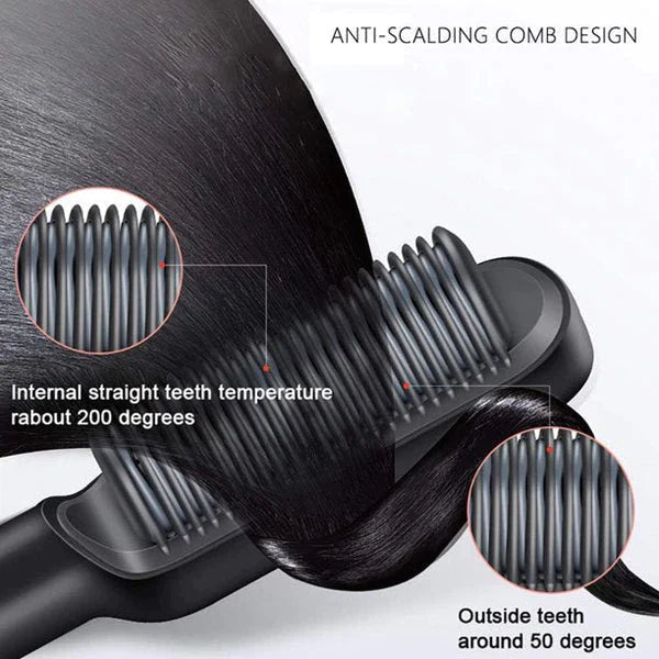 Professional Hair Straightener Brush Hair Comb Brush / Dryer/ Straightener/ Styler