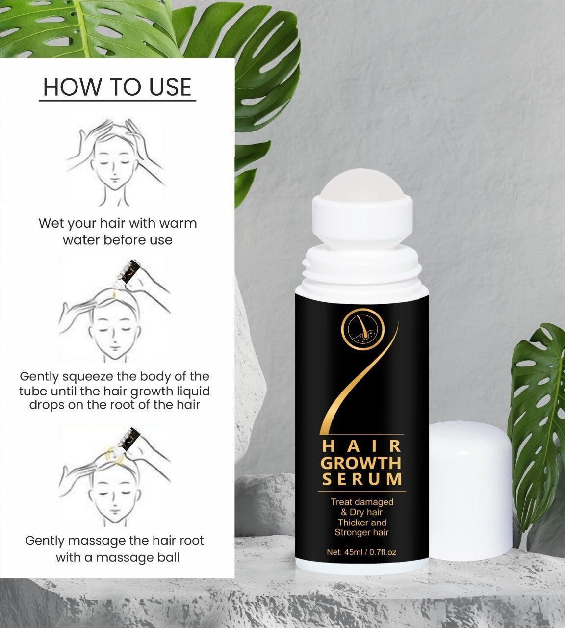 HAIR GROWTH ORGANIC SERUM  (🔥50% OFF TODAY🔥) (4.9 ⭐⭐⭐⭐⭐ 89,492 REVIEWS)