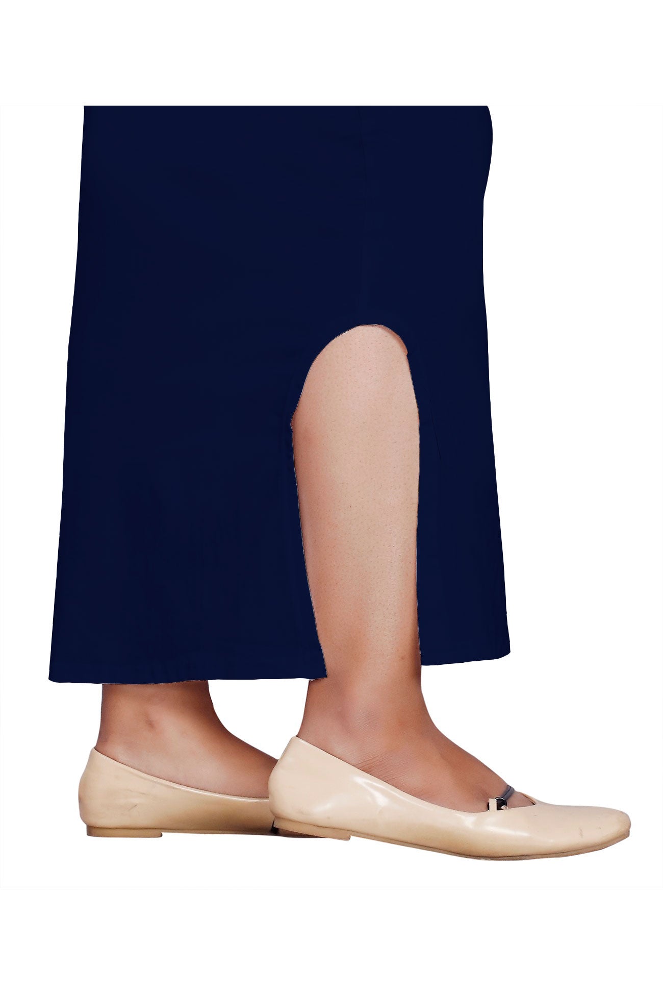 Women Saree Shapewear with Side Slit in Nevy Blue (Petticoat)