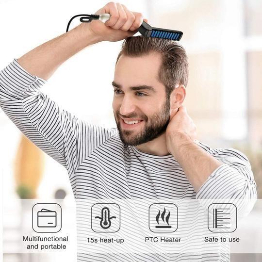 2 In 1 Hair & Beard Style Modeling Comb