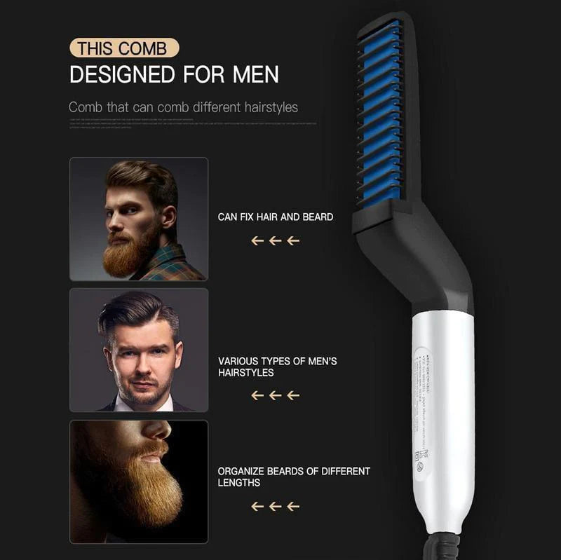 2 In 1 Hair & Beard Style Modeling Comb