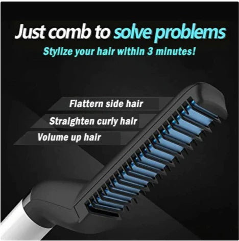 2 In 1 Hair & Beard Style Modeling Comb